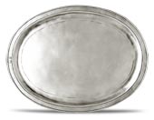 oval incised tray/med.   cm 29x22