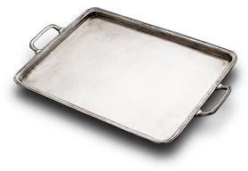 rectangular handles tray/   cm 45x35,5