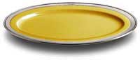 oval platter - gold
