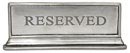 Tischschild (Reserved)   cm 11,5 x 4,5