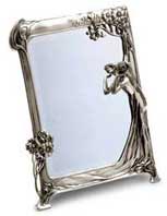 espejo de vanidad (biselado) - mujer   cm 36.5 x 27