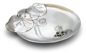 bowl w/ waterlily and frog