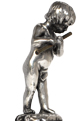 Estatuilla - querubín con flauta