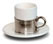 espresso cup with saucer   cm h 6,8  cl 8
