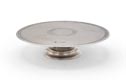 Footed cake plate, grey