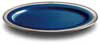 πιάτο σερβιρίσματος οβάλ-μπλε   cm 37x27