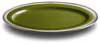 πιάτο σερβιρίσματος οβάλ-πράσινο   cm 37x27